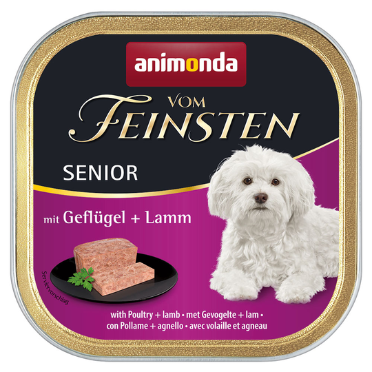 Animonda Vom Feinsten Senior 6 x 150 g - siipikarja & lammas