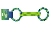 k9 XL Ballistic Twist & Rope Tugger 41 cm - Koiran lelu (Oranssi (pehmeä))