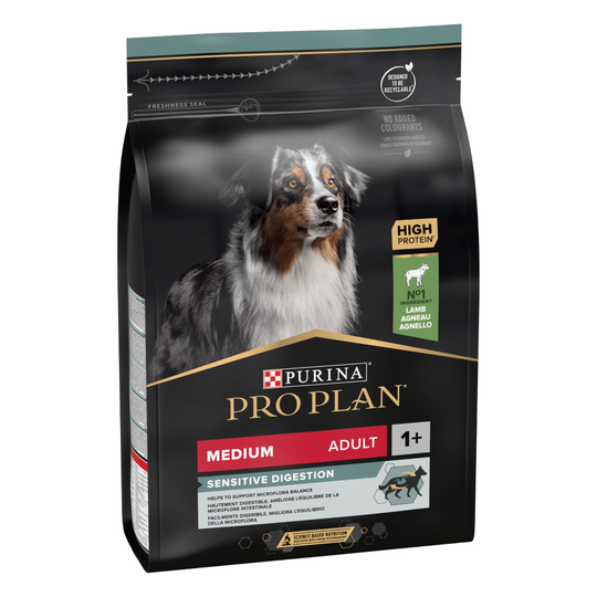 PRO PLAN Medium Adult Lamb & Rice OPTIDIGEST - 3 kg