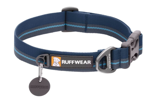 Ruffwear - Flat Out Collar - Kaulapanta Koiralle - Blue Horizon (L = 51-66 cm)