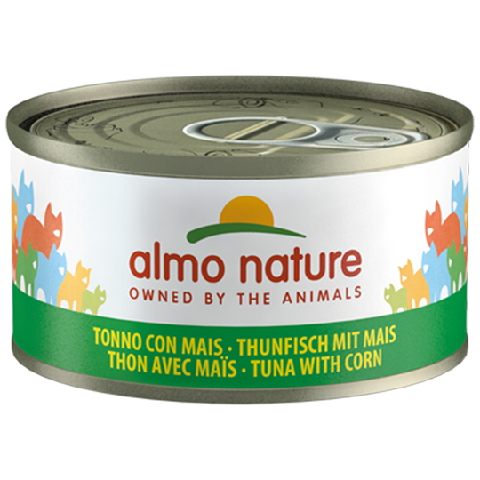 24 x 70 g Almo Nature Legend 20 + 4 kaupan päälle! - tonnikala & maissi
