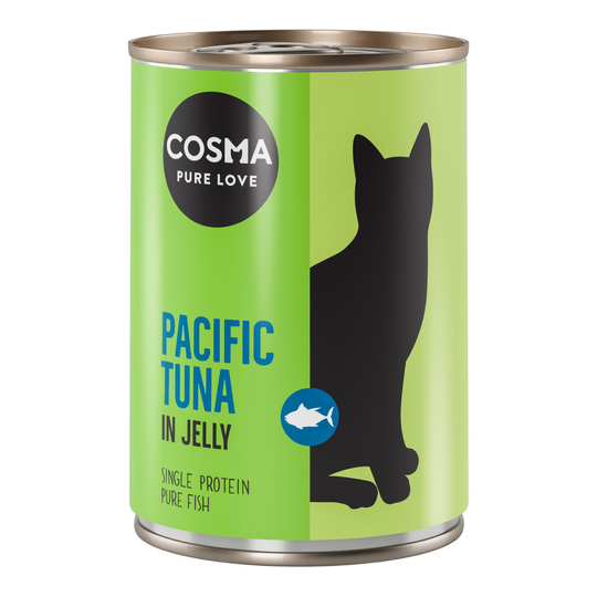 Cosma Original hyytelössä 6 x 400 g - Tyynenmeren tonnikala