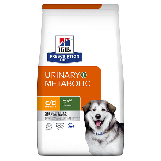 Hill's Prescription Diet Canine -säästöpakkaus: 2 x suurpakkaus - c/d Multicare Urinary Care + Metabolic (2 x 12 kg)