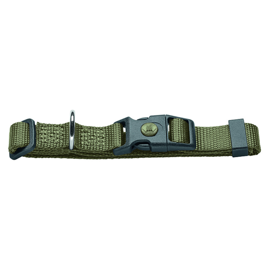 HUNTER London -kaulapanta, oliivinvihreä - Vario Basic M: 30-46 cm kaulanympärys, L 15 mm