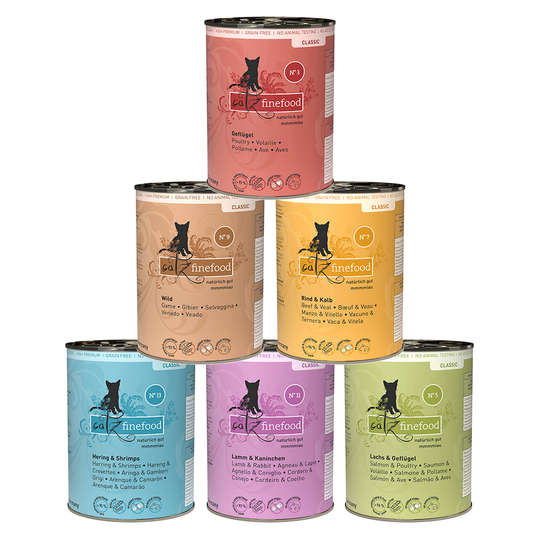 catz finefood -tutustumispakkaus 6 x 400 g - lajitelma I