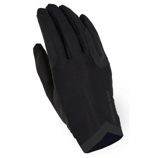Ratsastuskäsineet Mountain Horse Shine - Musta (M)