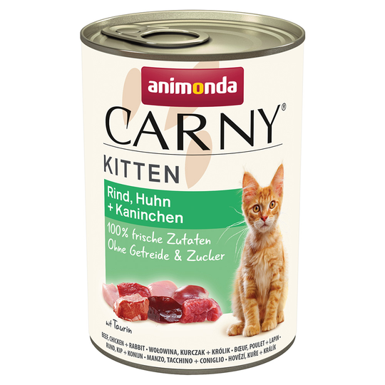 Animonda Carny Kitten 12 x 400 g - nauta, kana & kani