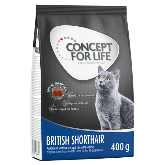 Concept for Life British Shorthair Adult - paranneltu koostumus! - 400 g