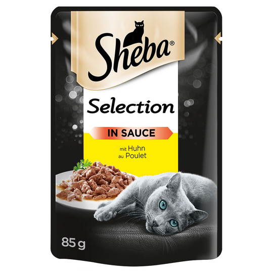 Sheba Pouches 12 x 85 g - Selection in Sauce, kana