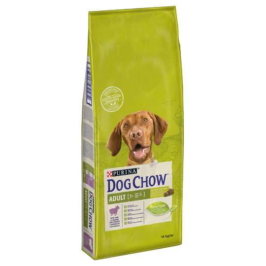 Purina Dog Chow bonuspakkaus 14 kg: 12 + 2 kg kaupan päälle! - Adult Lamb & Rice