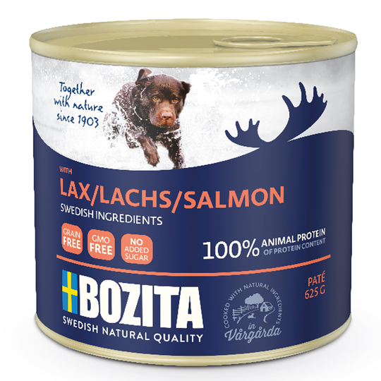 Bozita Paté -säästöpakkaus 24 x 625 g - lohi