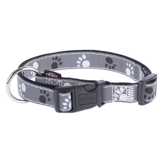 Trixie Silver Reflective Paws -heijastinpanta - M-L-koko: kaulanympärys 35 - 55 cm, leveys 20 mm