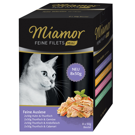 Miamor Fine Filets Mini Pouch Multibox 16 x 50 g - Selection II