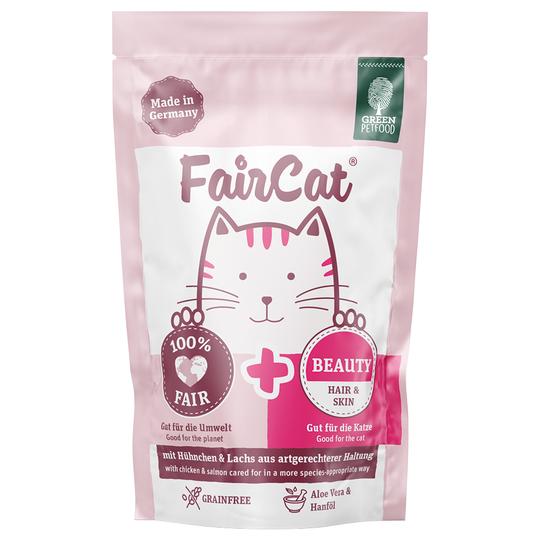 6 + 2 kaupan päälle! 8 x 85 g FairCat-kissanruokaa - Beauty
