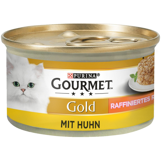 Gourmet Gold Ragout 24 x 85 g - lajitelma: kana & nauta