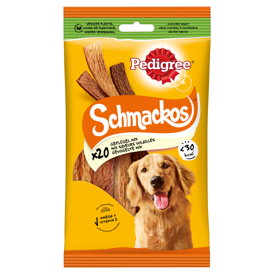 Pedigree Schmackos - 3 x 144 g siipikarja (3 x 20 kpl)