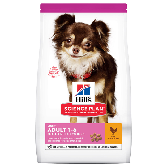 Hill's Science Plan Adult 1-6 Light Small & Mini Chicken - 6 kg