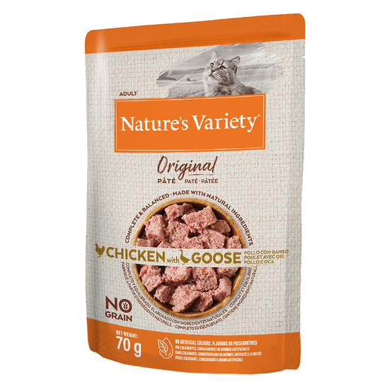 Nature's Variety Original Paté No Grain 12 x 70 g - kana & hanhi