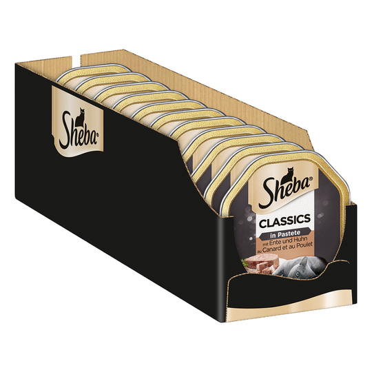 Sheba-rasiat 22 x 85 g - Classics in Pate, ankka & kana