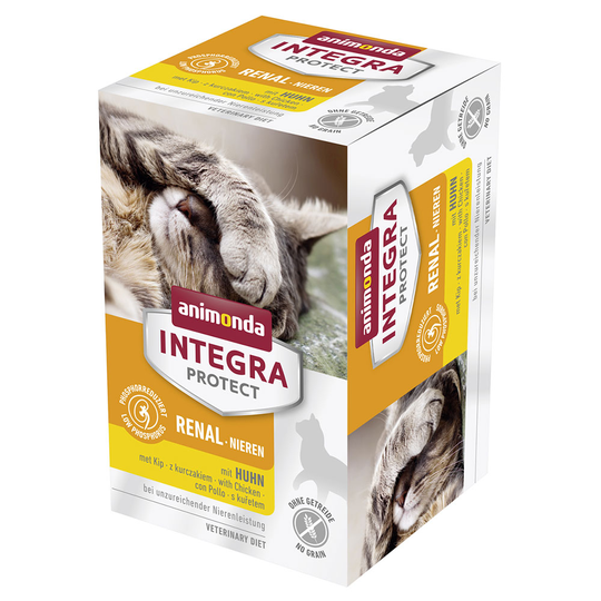 Säästöpakkaus: Animonda Integra Protect Adult -rasiat 12 x 100 g - Adult Renal - kana