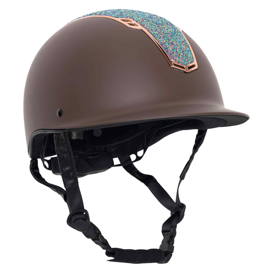 Ratsastuskypärä IRHOlania Brown matt-Glow (M-L)