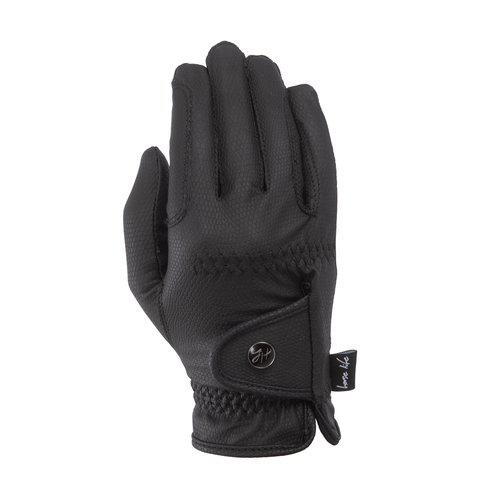 Horse Life Ratsastushanskat Flexible Grip Junior - Musta (12 years)