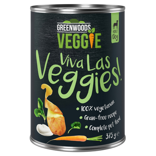 Greenwoods Veggie: jogurttia, perunaa, porkkanaa ja pinaattia 12 x 375 g