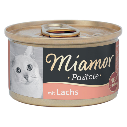 Miamor Pâté -säästöpakkaus 24 x 85 g - lohi