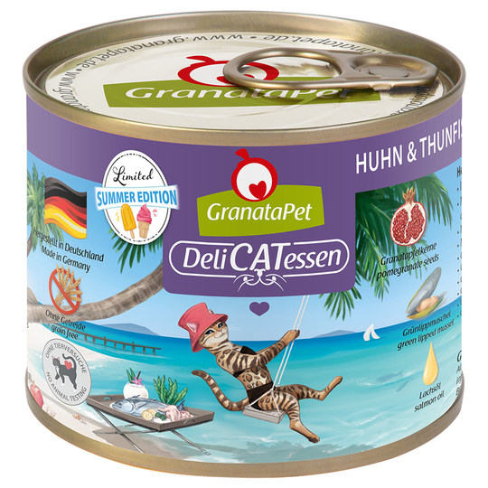 Granatapet DeliCatessen erikoiskesäpakkaus - kana & tonnikala (6 x 200 g)