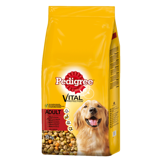 Pedigree Adult Beef & Vegetables - 15 kg