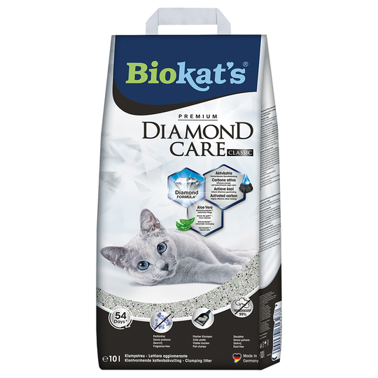 Biokat´s Diamond Care Classic -kissanhiekka - 10 l