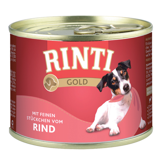 RINTI Gold 12 x 185 g - nautapalat
