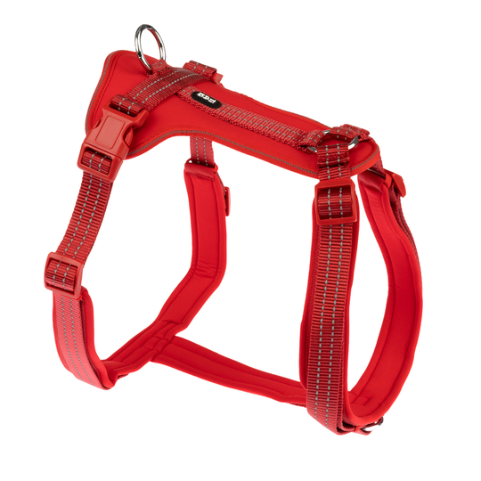 TIAKI-valjaat neopreeni, punainen - Koko S: 32 - 56 cm rinnanympärys