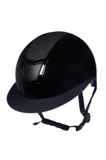 HKM Shiny Diamond Ratsastuskypärä - Musta (S 53-55 cm)