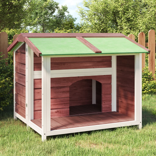 vidaXL Koirankoppi mokka 96x87x80,5 cm täysi mänty
