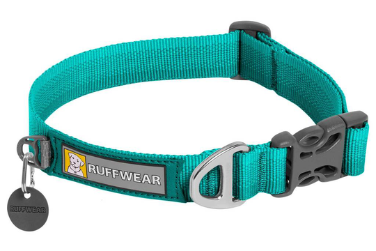 Ruffwear Front Range Collar -kaulapanta koiralle - Aurora Teal (M = 36-51 cm)
